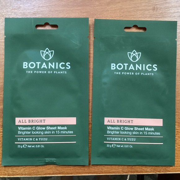 Botanics The Power of Plants All Bright Vitamin C Glow Sheet Mask Bundle - Picture 5 of 7